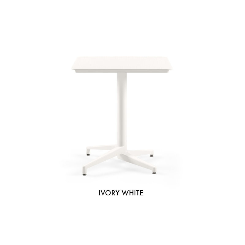 Tilia MOON 70cm Square Table, White