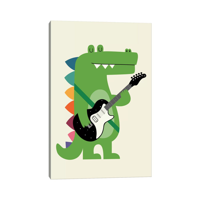 Croco Rock by Andy Westface - Print on Canvas, 66.04 cm H x 45.72 cm W x 1.91 cm D, Wrapped Canvas