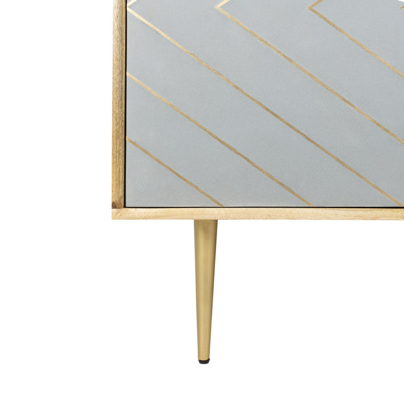 Micael 57.8'' Solid Wood Sideboard