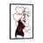 Distressed Black Framed Canvas
