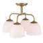 Plafonnier semi-encastré 4 lumières Dorinda-1631410120
