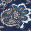 Tapis bleu à motif floral Caffey-1224757922