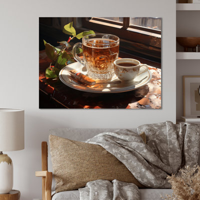 Cuban Coffee Brown I - impression sans cadre sur métal