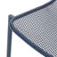 Chaise empilable de 2 pièces, art de fer bleu marine mat, détails fabriqués à la main, 26 po x 22,33 po 26 po, siège 18 po 19,5 po 12,5 pièces, technique, appliqué,