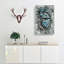 The Blue Butterfly Effect In Abstract - Wrapped Canvas Painting-55337094