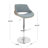 Palmona Adjustable Bar Stool with Rounded T Footrest-125480985-125480987