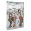 Women Stood By Ryogoku Bridge by Utagawa Toyokuni - Wrapped Canvas Painting-55300583
