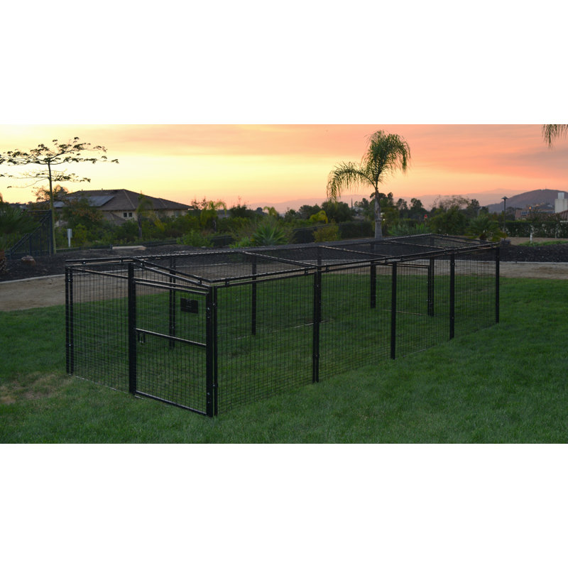 Metal Coop With Extension Combo