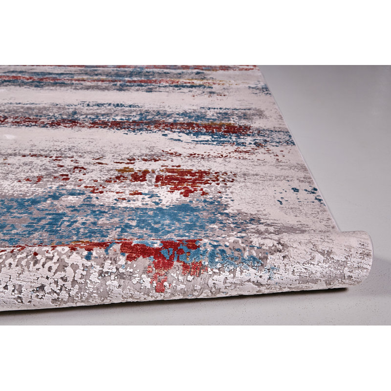 Whitten Abstract Indoor Rug, Rectangle 9'9" x 13'2"