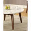 Table basse en marbre blanc Gasha