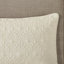 Couvre-lit pour grand lit 3 pièces crème - plié en coin, microfibre, rembourré, grand délicat, plissé, 100%, look classique-128128371-128128373