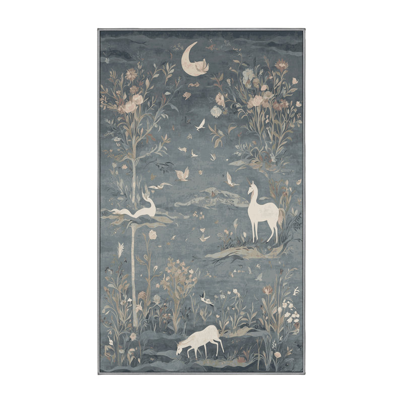 Tapis gris lavable à la machine, Tapis de couloir 2 pi x 4 pi