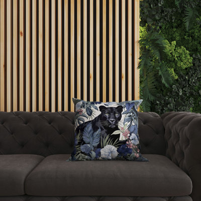 Oreiller réversible intérieur / extérieur Panther Tropic Twilight