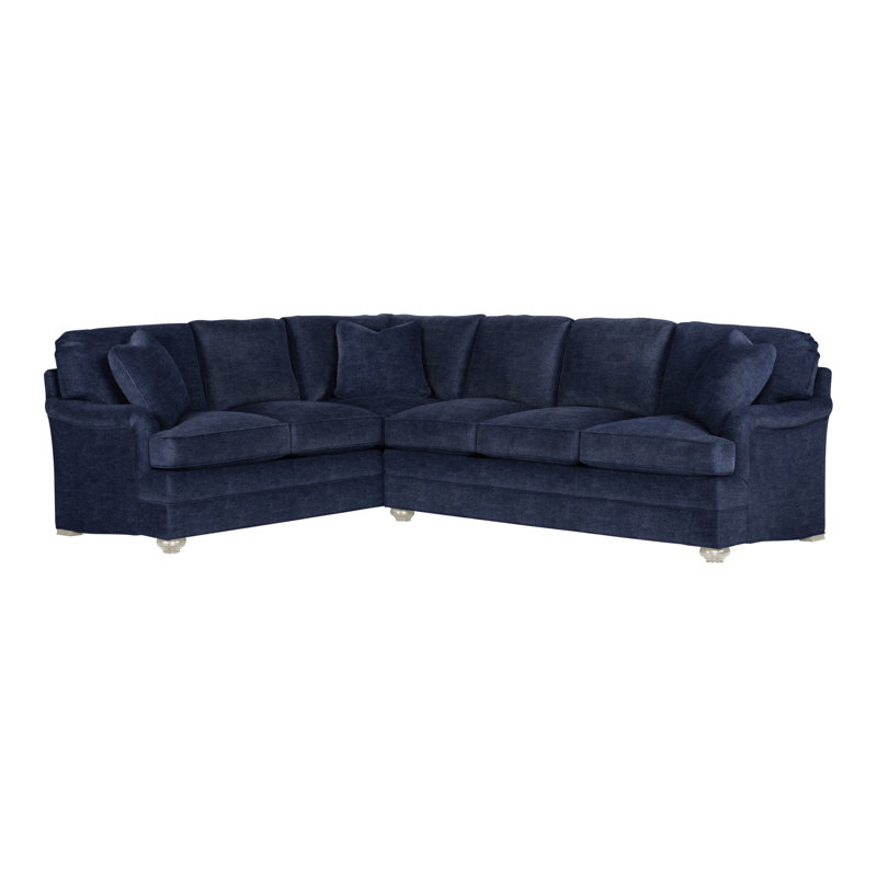 American Bungalow 2-Piece East Lake L- Sectional, Nadia Eclipse, Wrenn