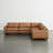 Kellum 5-Piece Oversized Modular Corner Sectional Sofa With Solid Wood Legs