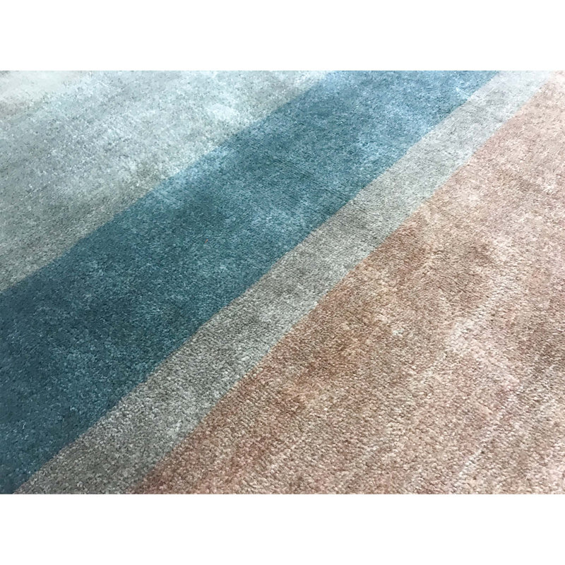 Gabbeh Wool Striped Area Rug