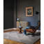 Tapis gris en laine Folia-52732557