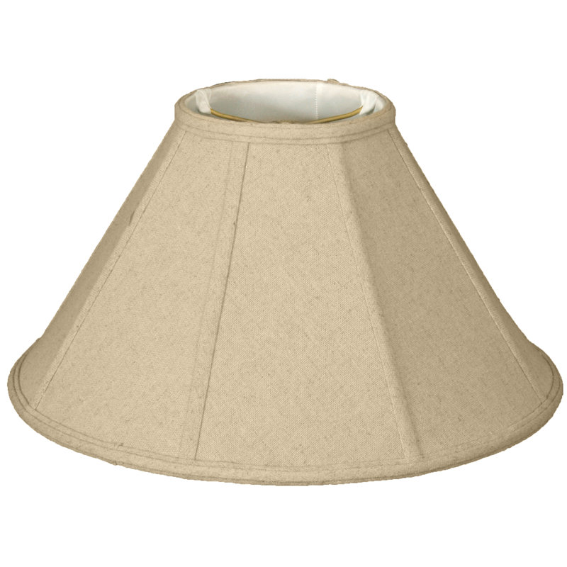 Abat-jour Linen Empire (Araignée), Coquille d'oeuf, H 11,5 po x l 18 po x P 18 po