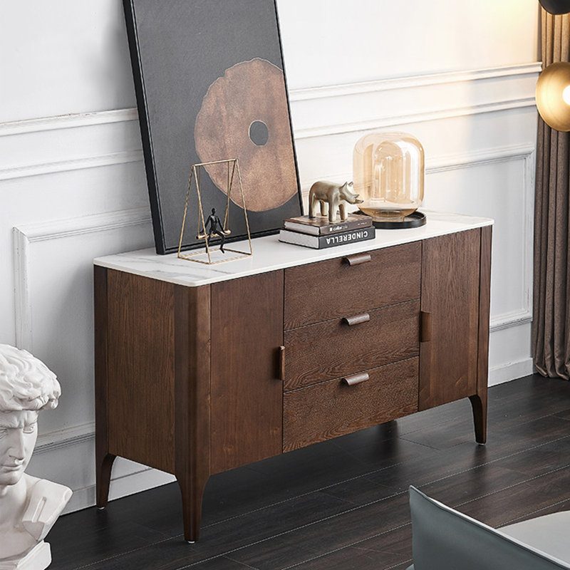 Modern minimalist light luxury side cabinet