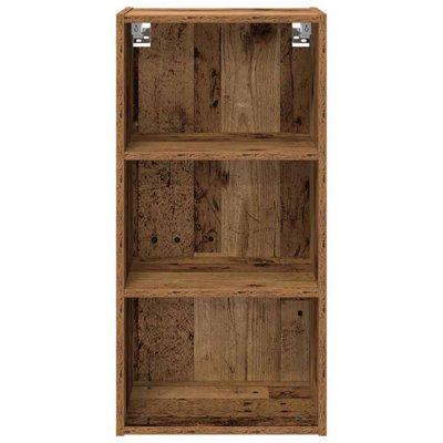 Vidaxl Hanging Cabinet With Storage Riga Grey Sonoma 20 X 29.5 X 80 Cm