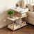 Marble White Top/Gold Base