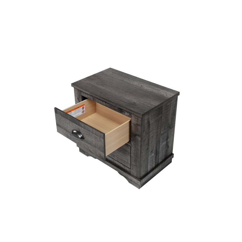 Rast Nightstand, Dark Brown