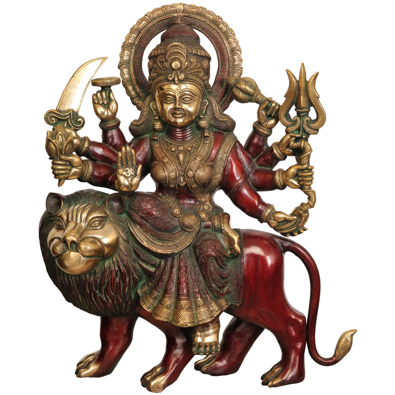 Grande déesse Durga portant du sari
