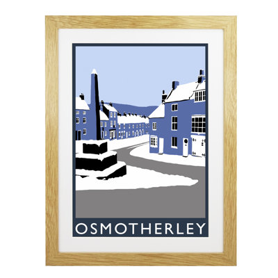 Osmotherley In Snow 2 by Richard O'Neil - Print