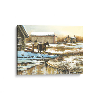 Looking Back by John Rossini Art Print