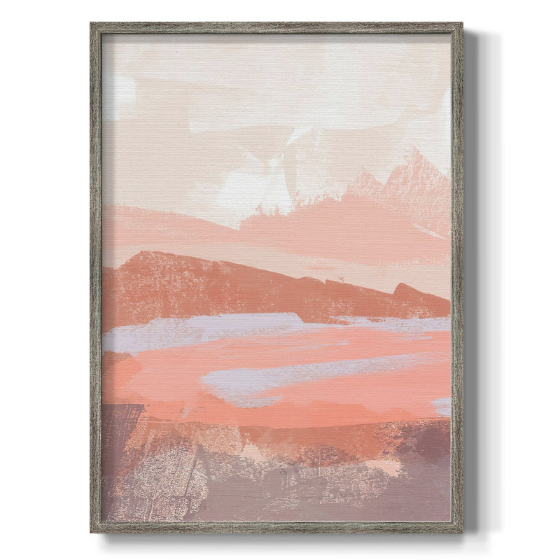 Dusty Desert II Framed Print - Solid Wood, 11" H x 9" W