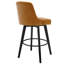 Tabouret de comptoir pivotant de 26 po avec pieds en bois-434926029-434926018-454454095