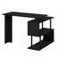 Dontay L-Shape Computer Desks with Side Shelves-910060115