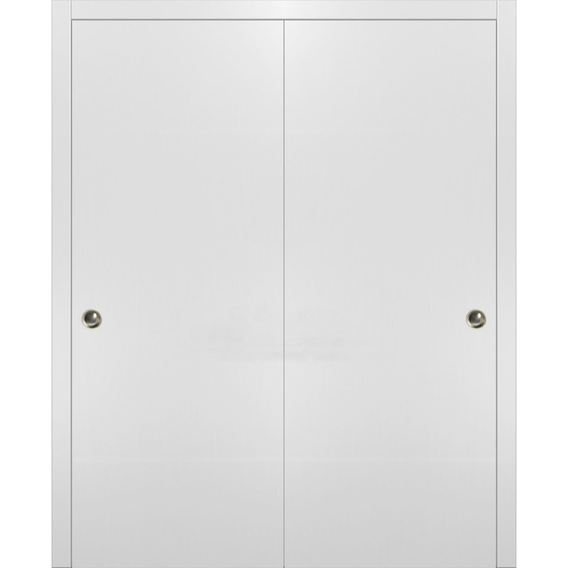 Portes coulissantes planètes blanches Planum, 48 po x 80 po