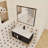 Wall-Mounted Bathroom Vanity with Ceramic Sink