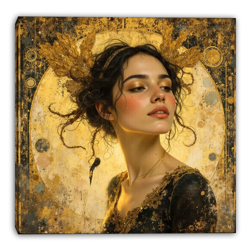 Art mural sur toile tendue Drifted Tide, L 12 po x H 12 po x P 1 po