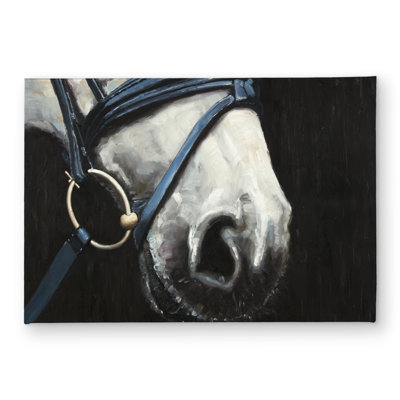 Horse with Harness Door Mat - Indoor Outdoor Home Decor