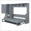 Lit escamotable Murphy avec placard et tiroirs-725601338