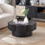 Table basse 31,50 "en forme de fleur moderne (table incluse seulement)-121084984