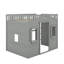 Lit mezzanine double avec échelle-917966390
