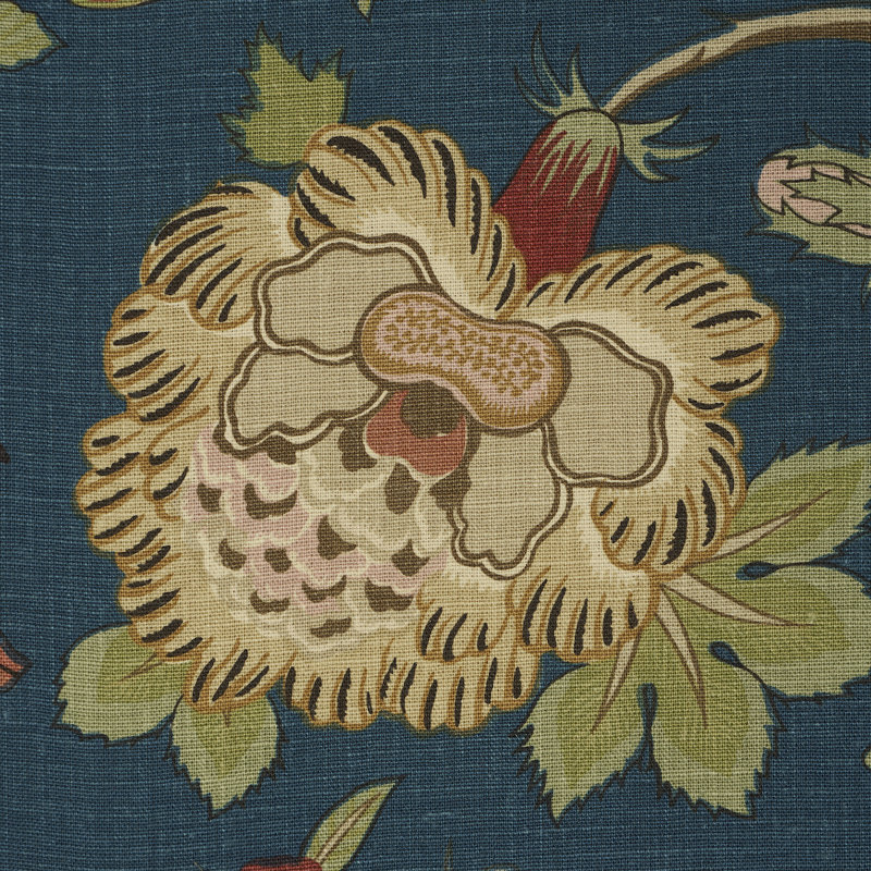 Darsy Tree Of Life Fabric, Peacock