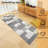 2x6 Modern Runner Rug, Geometric Patchwork, Non-Slip, Washable, Low Pile, Hallway, Foldable, Contemporary Carpet, Laundry, Gray, Camel.-52046517