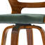 Tabouret de comptoir pivotant rembourré avec structure en bois manufacturé Deshunda-1979614895