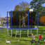 Trampoline 8 pi bleu-120886618
