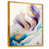 Toile avec cadre flottant or