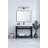 Raya 42 " W Freestanding Standard 1 Single Vanity Bathroom Vanity With Resin Top-1947924045