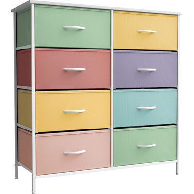 Commode pour enfants avec 8 tiroirs Sorbus
