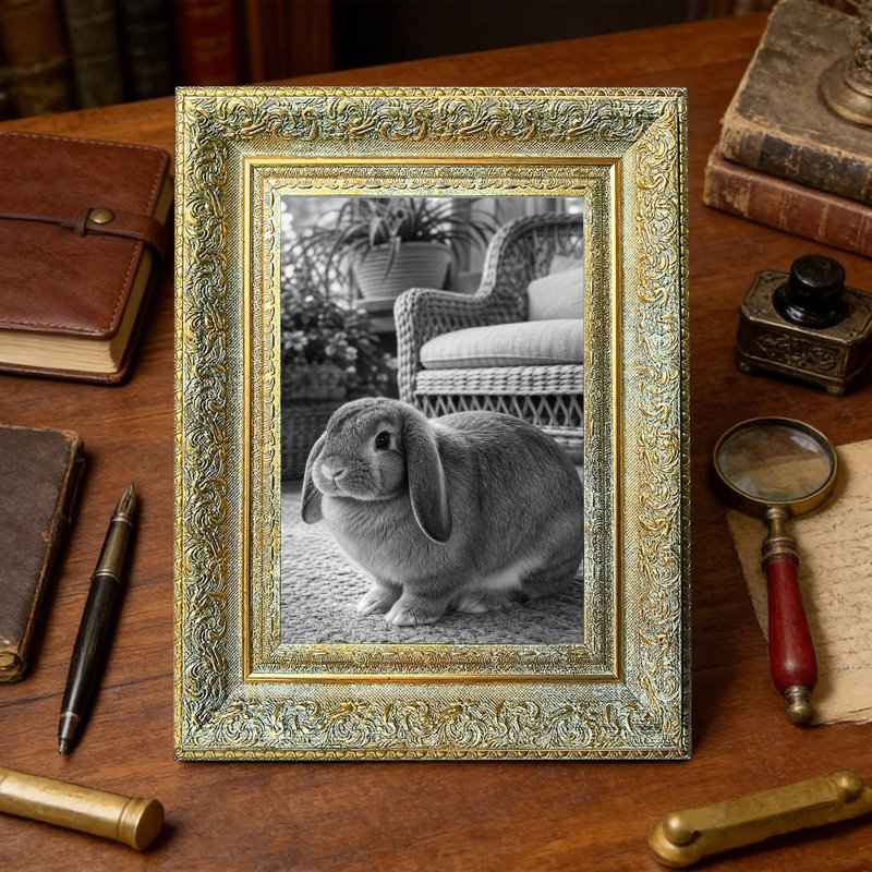 Cadre photo 8 pièces x 10 po or antique 1PC pour présentation de photos de tous les jours, Or antique, 1, L 8 po x H 10 po