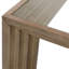 Marva 68" Wide Pine Wood Console Table w/ Glass Top, Light Warm Wash
