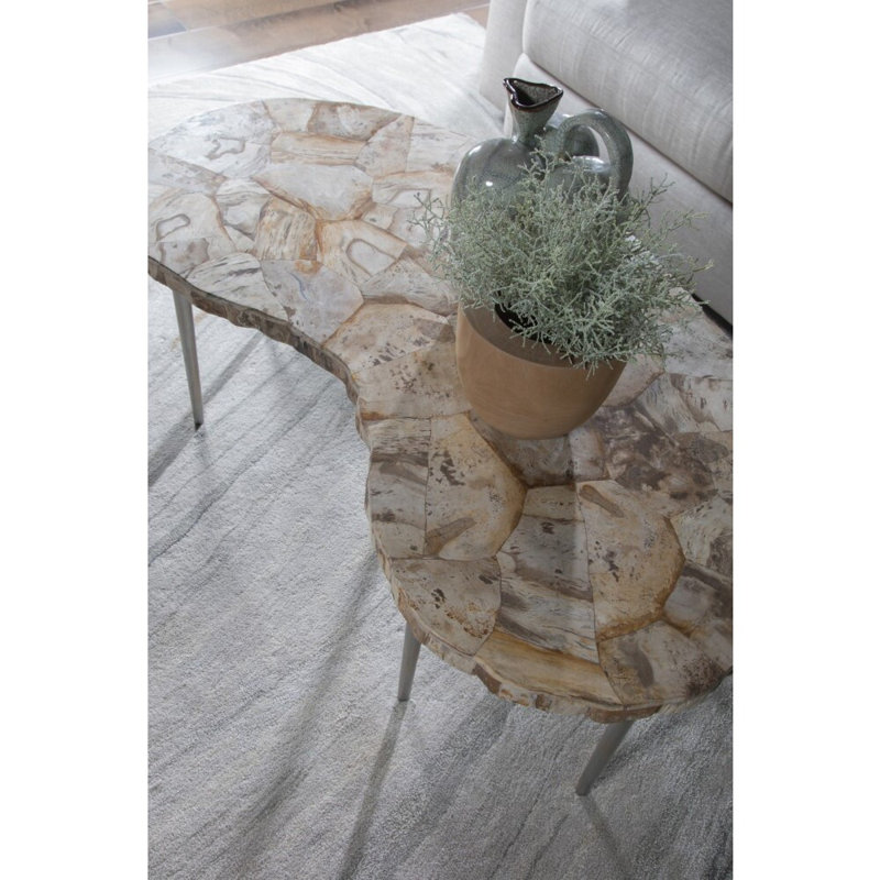 Signature Designs Seamount Kidney Cocktail Table, Brown