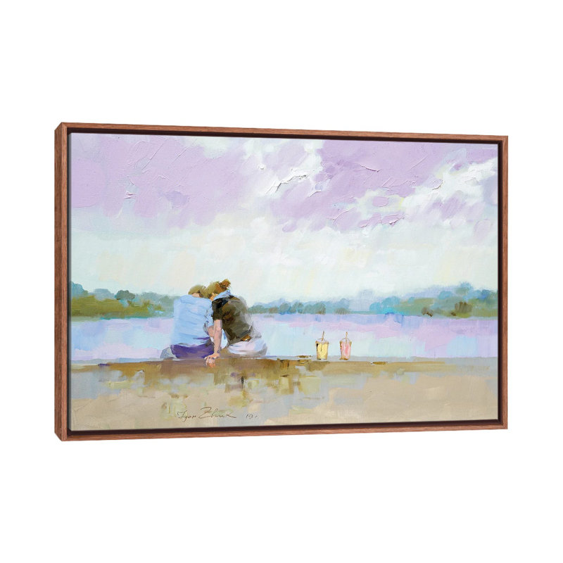 Rays of Light 1 Piece Single Picture Frame and Floater Frame Painting on Canvas